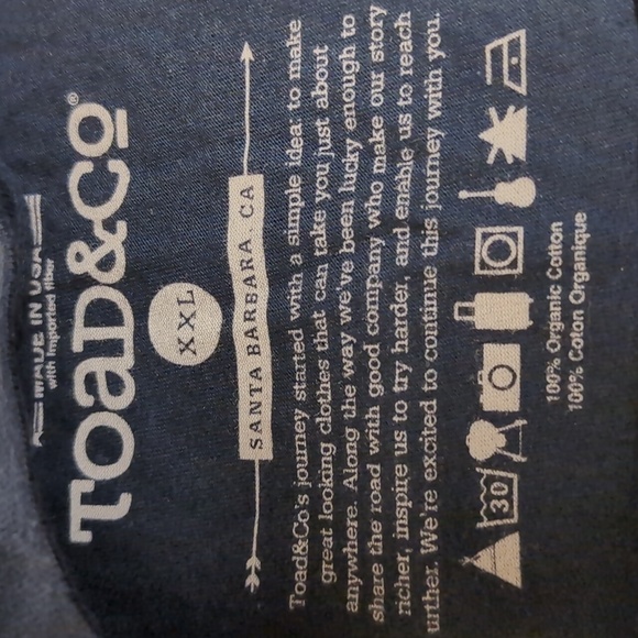 Toad&co men's size XXL t-shirt - Picture 2 of 4